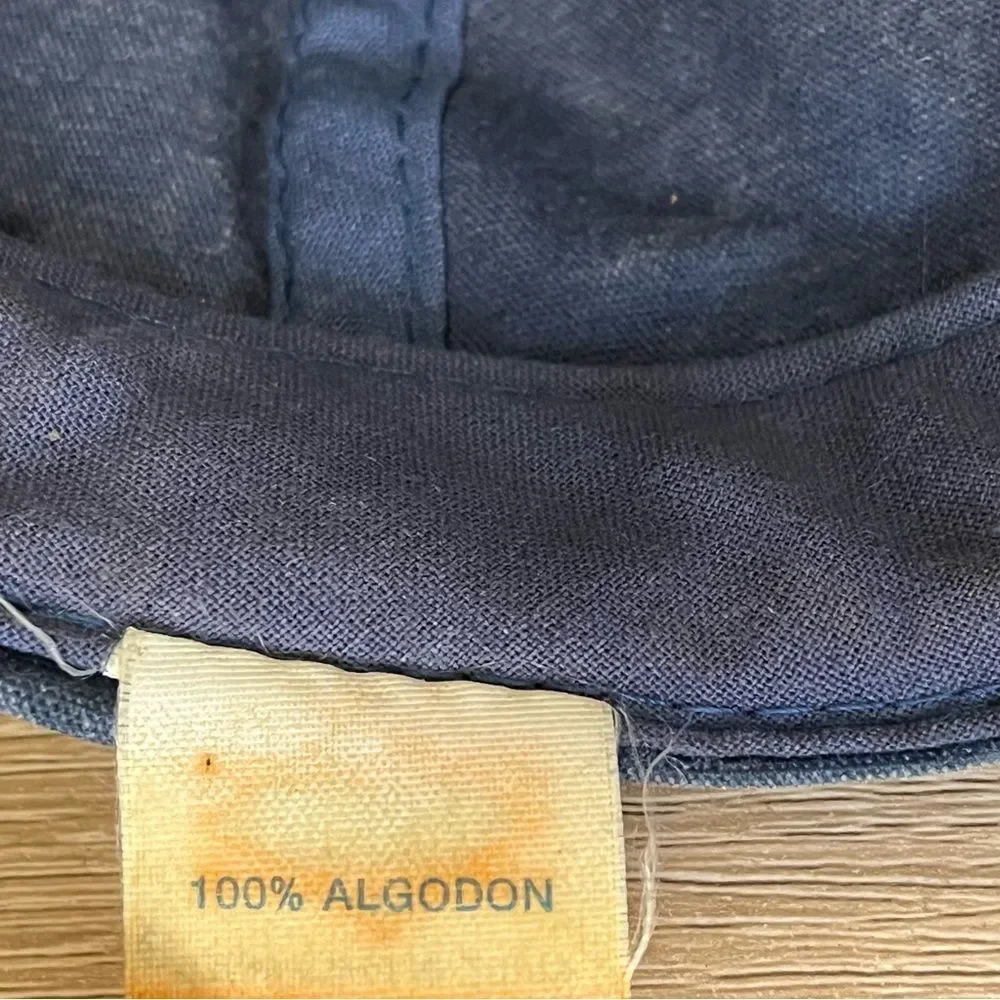 Vintage Hat General trailer Company baseball cap navy blue olive green